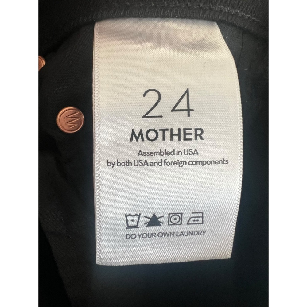 Mother The Insider Flood Flare Jeans in Fresh as a Daisy Floral Print Size 24 - Picture 8 of 11